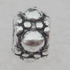 Spacer Lead-free Zinc Alloy Jewelry Findings, 4x5.5mm Hole:1mm Sold by Bag