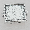 Bead Lead-free Zinc Alloy Jewelry Findings, 12x9mm Hole:0.5mm Sold by Bag