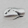 Bead Lead-free Zinc Alloy Jewelry Findings, Tube 7.5x4mm Hole:1mm Sold by Bag