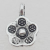 Pendant Lead-free Zinc Alloy Jewelry Findings, 14x9mm Hole:1mm Sold by Bag