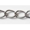 Iron Jewelry Chain, Lead-free Link's size 17.1x10.7mm, Sold by Group
