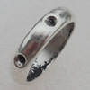 Bead Lead-free Zinc Alloy Jewelry Findings, O:21mm I:17mm Sold by Bag