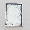 Bead Lead-free Zinc Alloy Jewelry Findings, 14x10mm Hole:2mm Sold by Bag