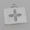 Pendant Lead-free Zinc Alloy Jewelry Findings, 21mm Hole:2.5mm Sold by Bag