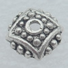 Spacer Lead-free Zinc Alloy Jewelry Findings, 7.5mm Hole:1mm Sold by Bag