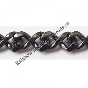 Iron Jewelry Chain, Lead-free Link's size 11.3x6.2mm, Sold by Group