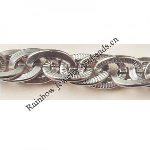 Iron Jewelry Chain, Lead-free Link's size 11.6x8.2mm, Sold by Group