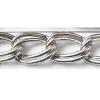 Iron Jewelry Chain, Lead-free Link's size 15.4x10mm, Sold by Group