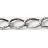 Iron Jewelry Chain, Lead-free Link's size 17.5x10mm, Sold by Group