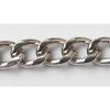 Iron Jewelry Chain, Lead-free Link's size 7.6x5.5mm, Sold by Group