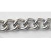 Iron Jewelry Chain, Lead-free Link's size 7.6x5.5mm, Sold by Group