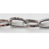 Iron Jewelry Chain, Lead-free Link's size 11.1x5.6mm, Sold by Group