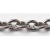 Iron Jewelry Chain, Lead-free Link's size 7.1x5.4mm, Sold by Group