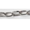 Iron Jewelry Chain, Lead-free Link's size 11.2x6.1mm, Sold by Group