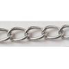 Iron Jewelry Chain, Lead-free Link's size 10.6x6.4mm, Sold by Group