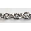 Iron Jewelry Chain, Lead-free Link's size 6.6x5.5mm, Sold by Group