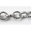 Iron Jewelry Chain, Lead-free Link's size 7.5x6.4mm, Sold by Group