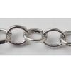 Iron Jewelry Chain, Lead-free Link's size 7.7x6.1mm, Sold by Group