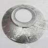 Iron Jewelry finding Pendant Lead-free, Donut O:33mm I:13mm, Sold by Bag