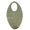 Iron Jewelry finding Pendant Lead-free, Oval 29x51mm Hole:1mm, Sold by Bag