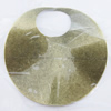 Iron Jewelry finding Pendant Lead-free, Round 45mm Hole:14mm, Sold by Bag