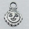 Pendant Lead-free Zinc Alloy Jewelry Findings, Sun 12x8mm Hole:2mm Sold by Bag