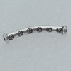 Tube, Lead-Free Zinc Alloy Jewelry Findings, 30x5mm Hole:1.5mm Sold by Bag 