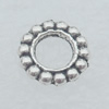 Spacer Lead-free Zinc Alloy Jewelry Findings, O:10mm I:5mm Sold by Bag