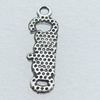 Pendant Lead-free Zinc Alloy Jewelry Findings, 24x8mm Hole:2mm Sold by Bag