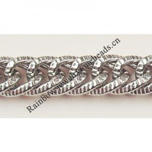 Iron Jewelry Chain, Lead-free Link's size 8.8x6.2mm, Sold by Group