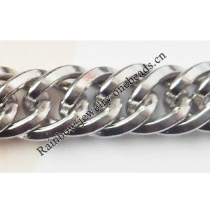 Iron Jewelry Chain, Lead-free Link's size 9x6.5mm, Sold by Group