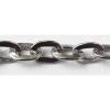 Iron Jewelry Chain, Lead-free Link's size 7.5x5mm, Sold by Group