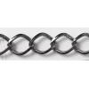 Iron Jewelry Chain, Lead-free Link's size 10x8mm, Sold by Group