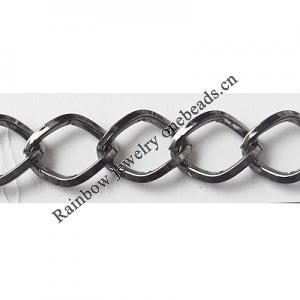 Iron Jewelry Chain, Lead-free Link's size 10x8mm, Sold by Group