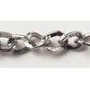Iron Jewelry Chain, Lead-free Link's size 6.3x4.5mm, Sold by Group