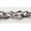 Iron Jewelry Chain, Lead-free Link's size 6.3x4.5mm, Sold by Group