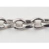 Iron Jewelry Chain, Lead-free Link's size 4.8x3.7mm, Sold by Group