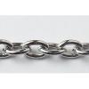Iron Jewelry Chain, Lead-free Link's size 5.4x3.9mm, Sold by Group