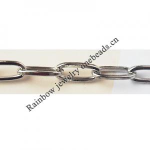 Iron Jewelry Chain, Lead-free Link's size 11.5x5.2mm, Sold by Group