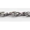 Iron Jewelry Chain, Lead-free Link's size 7x4.7mm, Sold by Group