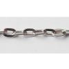 Iron Jewelry Chain, Lead-free Link's size 4.9x3.4mm, Sold by Group