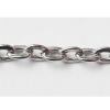 Iron Jewelry Chain, Lead-free Link's size 3.7x2.7mm, Sold by Group