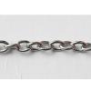 Iron Jewelry Chain, Lead-free Link's size 3.5x2.4mm, Sold by Group