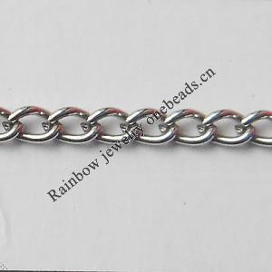 Iron Jewelry Chain, Lead-free Link's size 2.7x1.9mm, Sold by Group