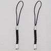 65mm Mobile Telephone or Key Chain Jewelry Cord with Iron cap, Sold by Bag