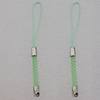 65mm Mobile Telephone or Key Chain Jewelry Cord with Iron cap, Sold by Bag