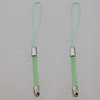 65mm Mobile Telephone or Key Chain Jewelry Cord with Iron cap, Sold by Bag