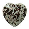 Spray-Painted Acrylic Beads, Heart 30x30x10mm hole:2mm Sold by Bag