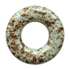 Spray-Painted Acrylic Beads, Donut O:40mm  I:18mm hole:2mm Sold by Bag