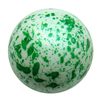 Spray-Painted Acrylic Beads, Round 26x26mm hole:3mm Sold by Bag